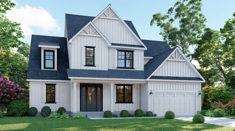 This is the Bristol model from Brandon Homes that may build 20 single-family homes on the former Roosevelt School site on Central Avenue. SUBMITTED PHOTO