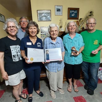 United States Veteran Grace (Klay) Hogan was honored in 2022 at a ceremony in her Hamilton home, where she was presented with a “Living Legend Proclamation” from The Women In Military Service For America Memorial Foundation. The recognition honored Hogan for her extraordinary life of service. Provided.