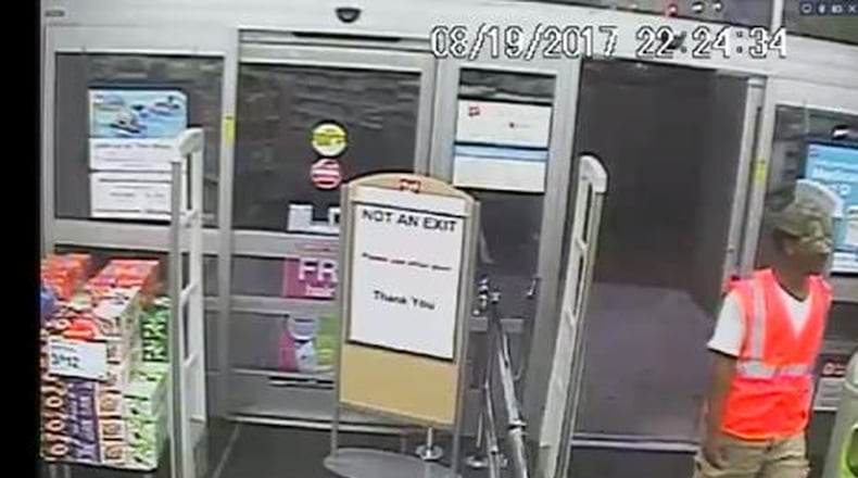 Two men entered the Walgreens on High Street in Hamilton at about 10:20 p.m. Saturday, demanded drugs from two female pharmacists, then restrained the women, according to Hamilton police. CONTRIBUTED/HAMILTON POLICE DEPT.