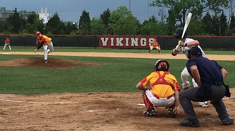 Fenwick’s C.J. Napier throws a pitch. RICK CASSANO/STAFF