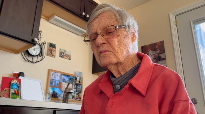 Helen Goodrich is 94 years old. She has dementia, and moved in with her daughter more than a decade ago. KEITH BIERYGOLICK/WCPO