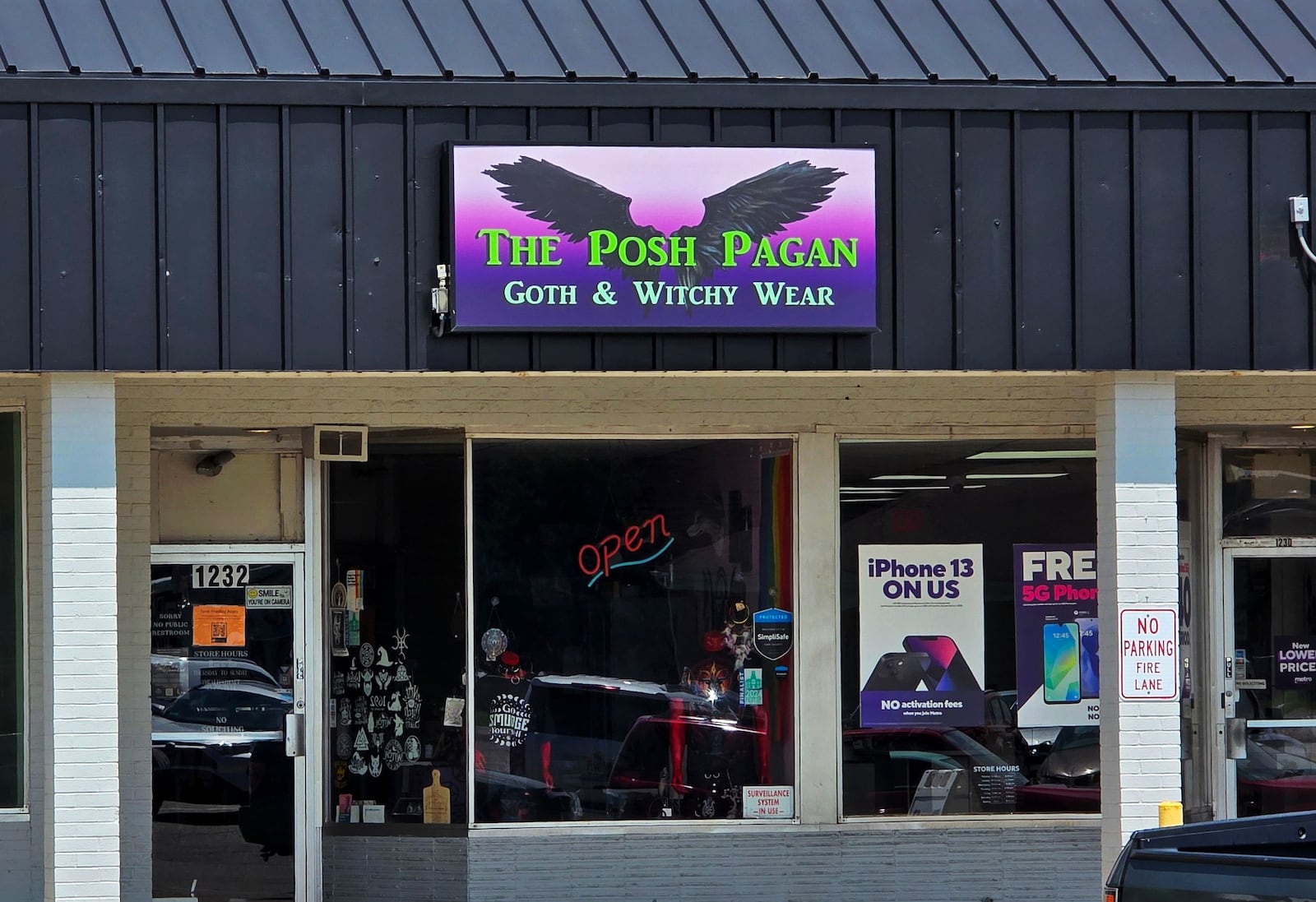 The Posh Pagan and The Alternative Path/Coexist are partner businesses on Main Street in Hamilton. NICK GRAHAM/STAFF