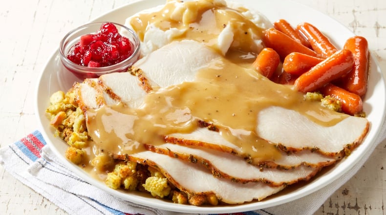Bob Evans Turkey & Dressing dinner
