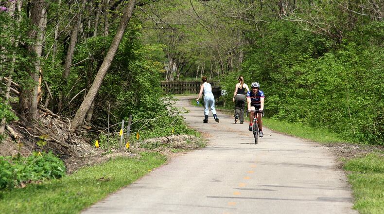 A portion of the Little Miami State Park’s multi-use Scenic Trail, originally set to close in June, will now be closed for six months beginning Monday. (Contributed photo)