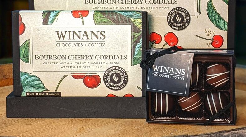 The beloved local chocolatier and coffee shop has released a special collaboration with Columbus-based Watershed Distillery just in time for the holiday shopping season. Bourbon Cherry Cordials with Watershed Bourbon is now available for purchase online, ready to ship to your home.