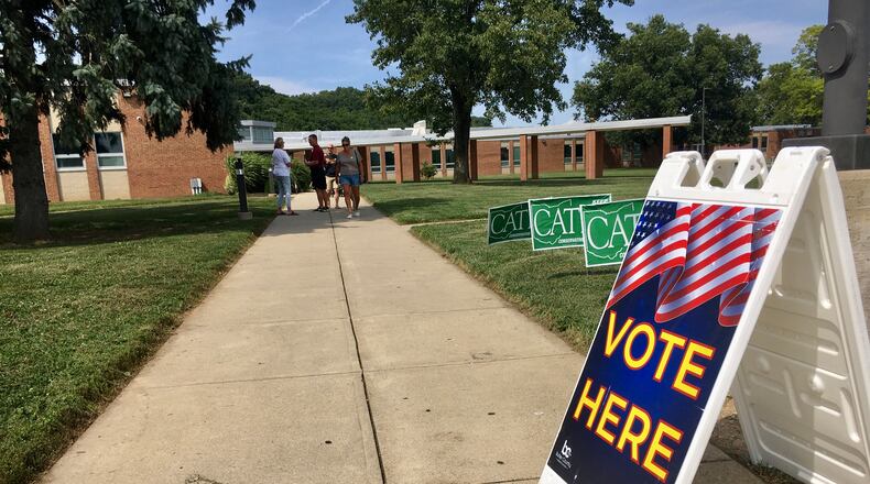 Voters in Ross Schools widely rejected a property tax hike Tuesday and will now see sports fees jump along with an expansion of other program budget cuts, said district officials. The 5-year, 7.99-mill, emergency property tax levy lost by a 64% to 36% margin, according to unofficial results posted Tuesday evening from the Butler County Board of Election. (Photo By Michael D. Clark\Journal-News)