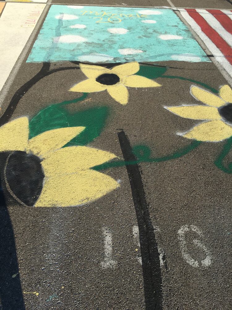 Lakota West senior parking spaces