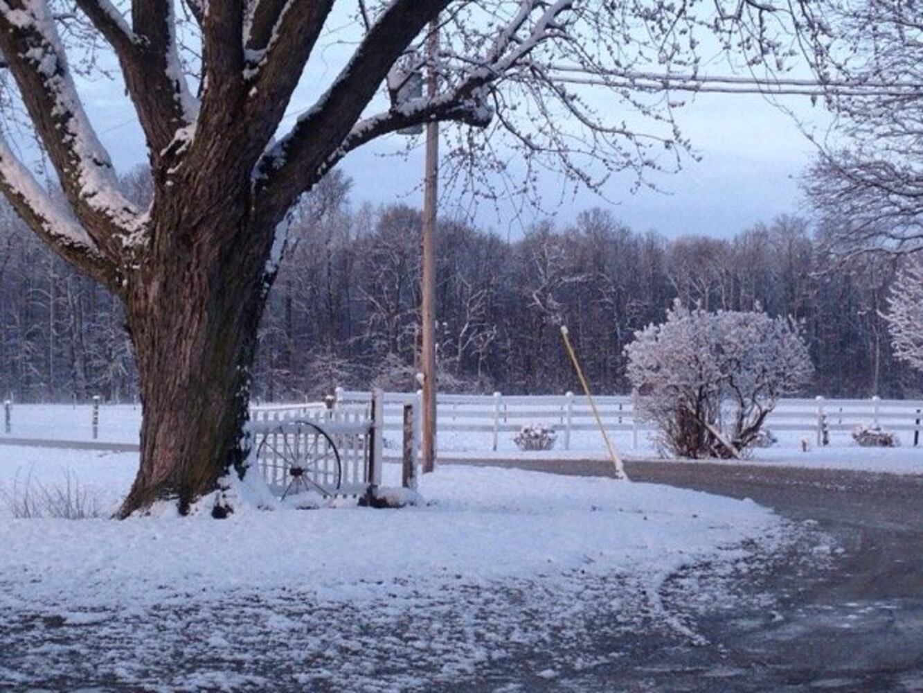 PHOTOS: Miami Valley gets a coating of snow  in April (User-submitted photo)