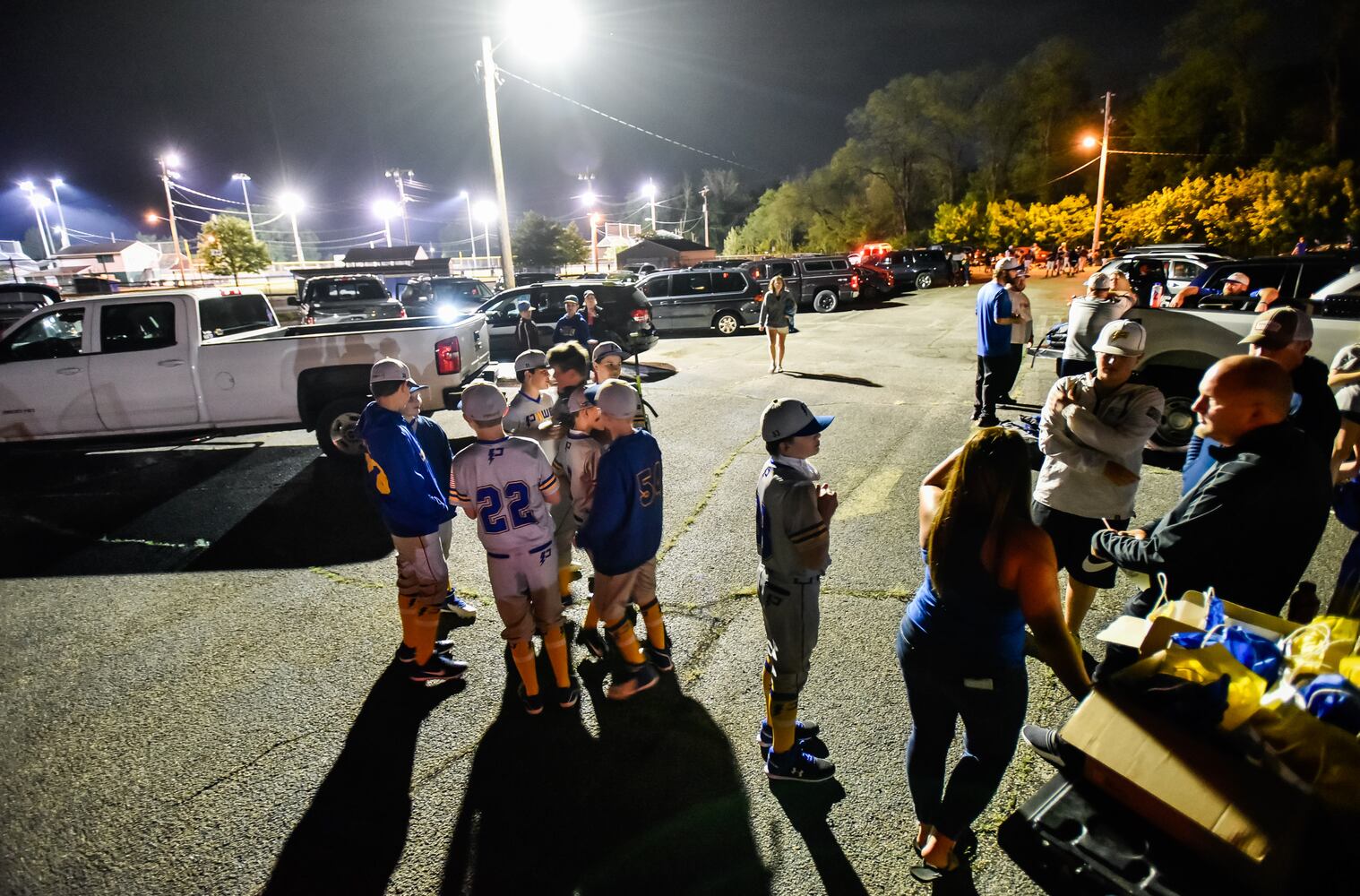 Youth baseball teams get back in action just after midnight