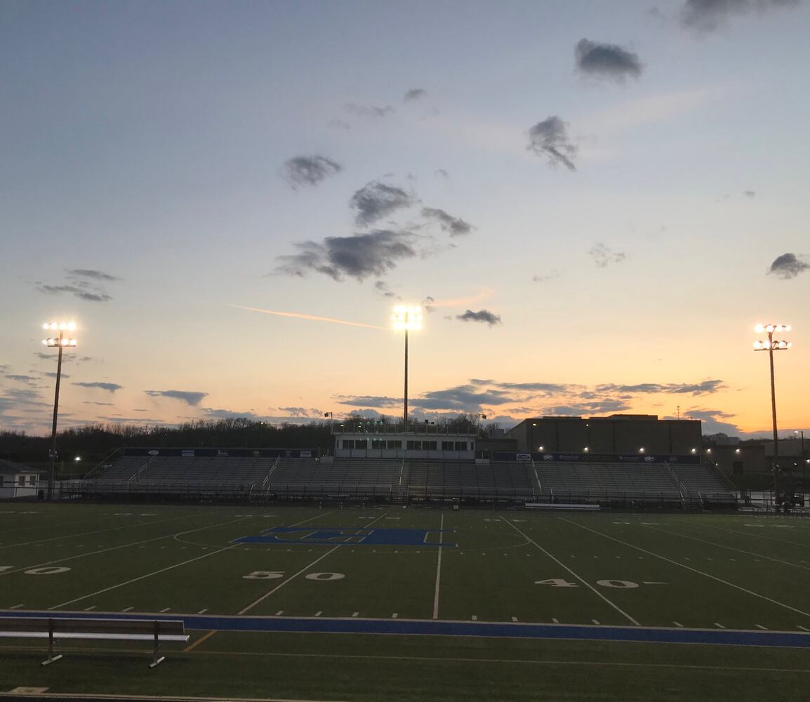 PHOTOS: Butler County high schools honor Class of 2020 with stadium lights displays