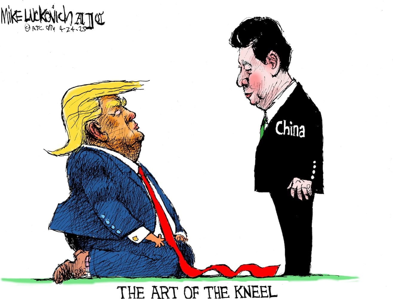 CARTOONS: Mike Luckovich, April 27, 2025