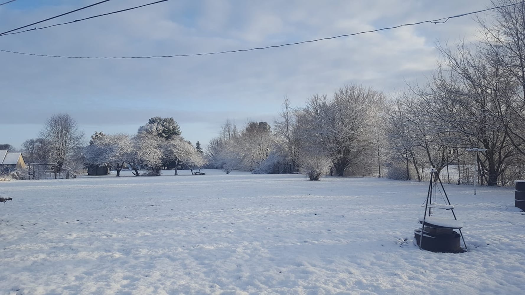 PHOTOS: Miami Valley gets a coating of snow  in April (User-submitted photo)