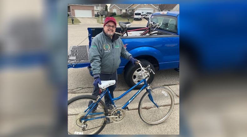 Daniel, an Oxford resident who received a bike from a Vilppu’s Bike Repairs giveaway this winter. CONTRIBUTED