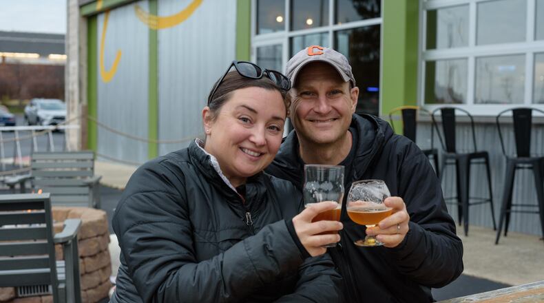 Eudora Brewing Company in Kettering tapped its A Special Wish Spiced Christmas Ale on Friday, November 27, 2020. Fifty percent of the beer’s proceeds will go to the Dayton Chapter of A Special Wish Foundation to grant the Special Wish of Robby, who is currently battling a life threatening disease. Attendees were encouraged to wear their tackiest, most festive Christmas sweater for a chance to win a $100 gift card. Did we spot you there? TOM GILLIAM/CONTRIBUTING PHOTOGRAPHER