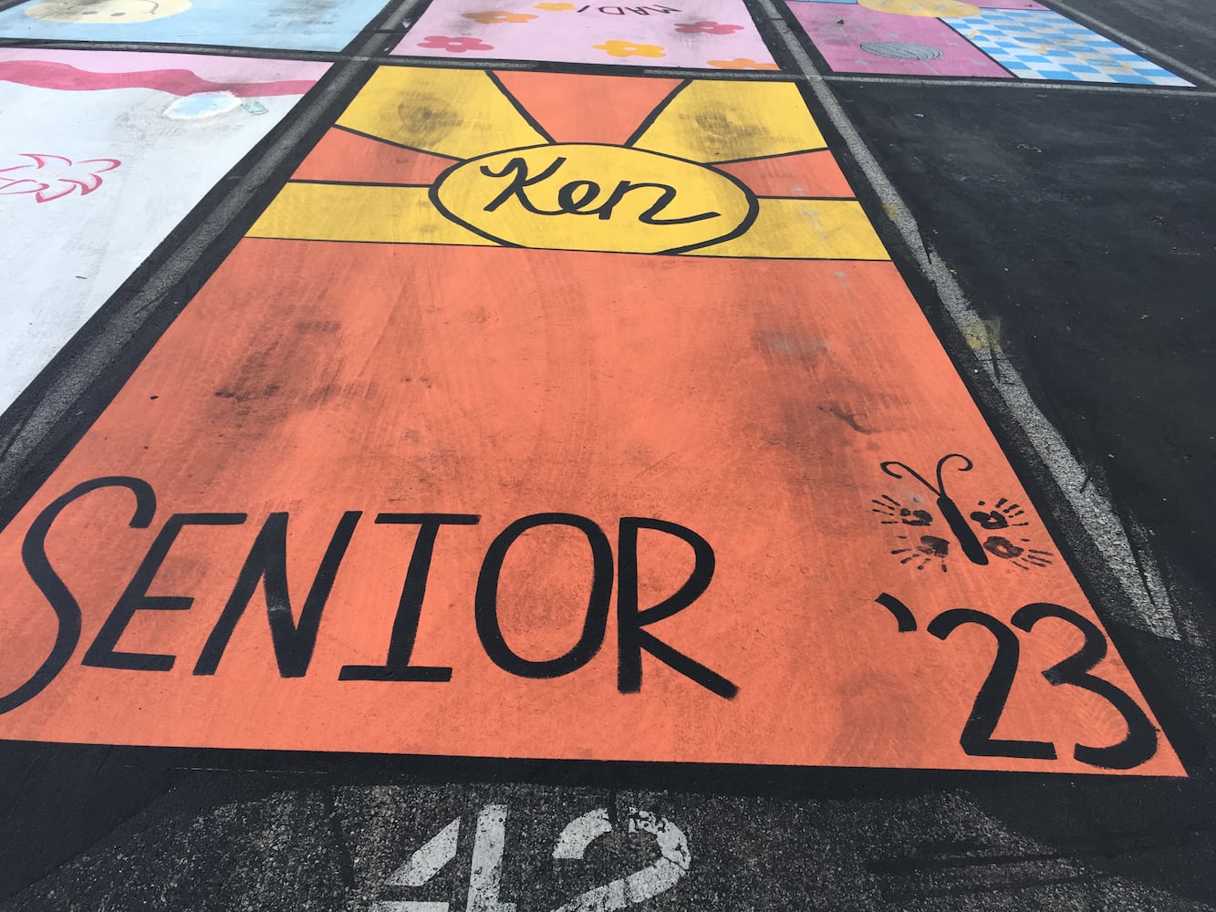 Ross senior parking lot spaces