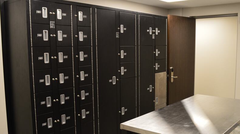 Evidence will be processed in this room and placed in the pass-through lockers at the left where the property officer will receive it from the other side of the wall for processing and storage. CONTRIBUTED/BOB RATTERMAN