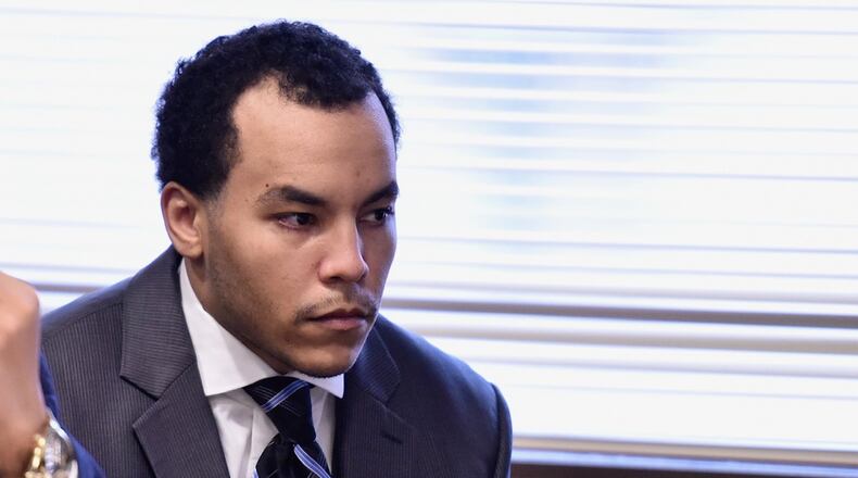 Prosecutors say Malcolm Franklin (pictured) fired 11 rounds into a cluster of four people on the patio of D&J’s Nite Spot during the early morning hours of May 30, 2017, killing Julian Johnson and wounding two others. But Franklin’s defense attorneys say Franklin was in fear for his life and committed the act in self defense.