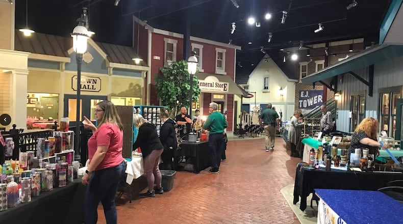 Craft vendors are seen in one of the main areas of EnterTRAINment Junction in West Chester, which hosts a few craft shows annually. CONTRIBUTED