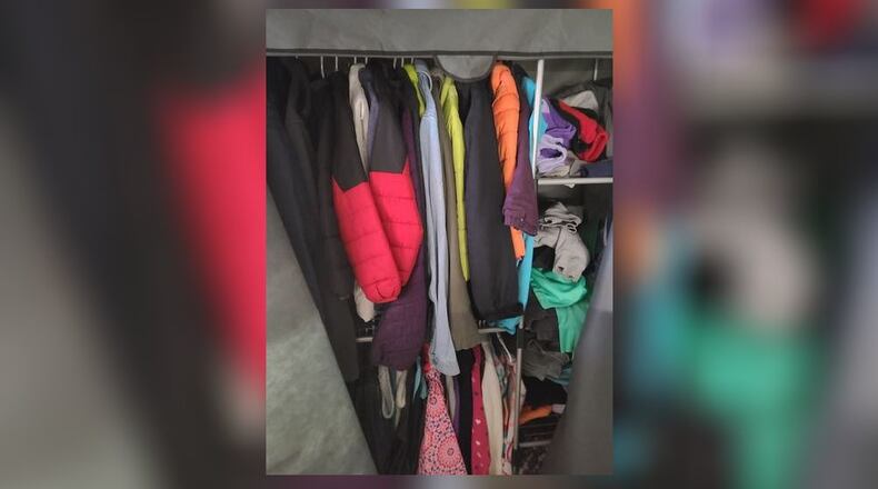 The Smile Closet at Mayfield Elementary in Middletown holds many items that students may need. The closets are furnished by local churches that purchase the items from Walmart and Meijer.