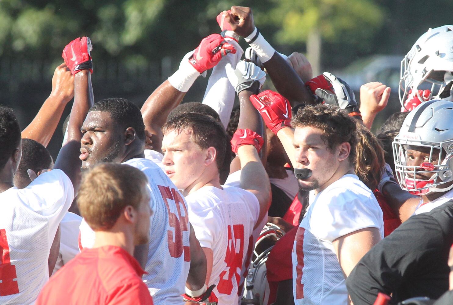 Ohio State freshmen begin practice