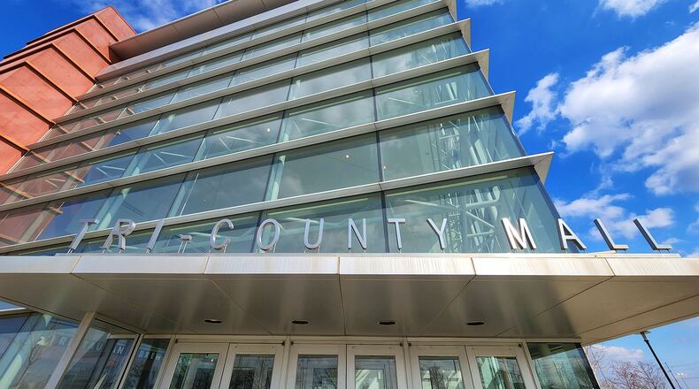 The exterior of Tri-County Mall is seen March 9, 2022. NICK GRAHAM / STAFF