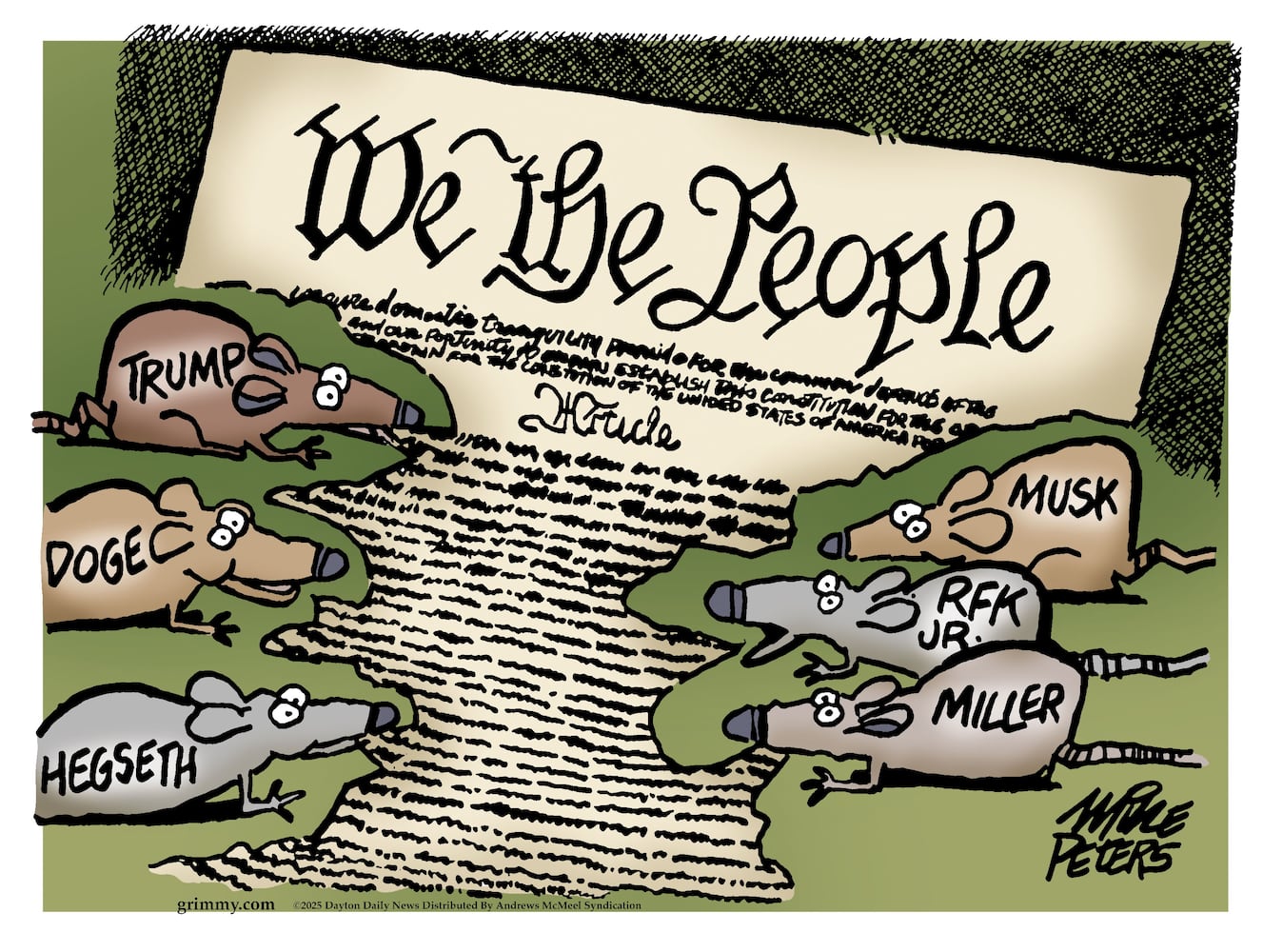 CARTOONS: Mike Peters, April 24, 2025