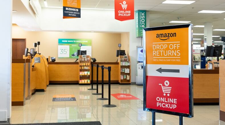 Amazon is now accepting returns through area Kohl’s stores.