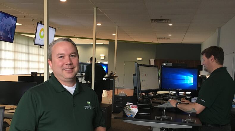 Secure Cyber Defense is a rapidly growing, Miamisburg-based cyber security firm that works with manufacturers taking on government contracts, healthcare and and other industries. STAFF PHOTO / HOLLY SHIVELY