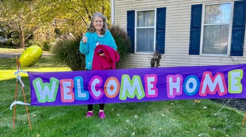 Terri Evick, 63, a retired teacher, has returned to her Madison Twp. home after being hospitalized for more than 400 days the last 25 months. SUBMITTED PHOTO