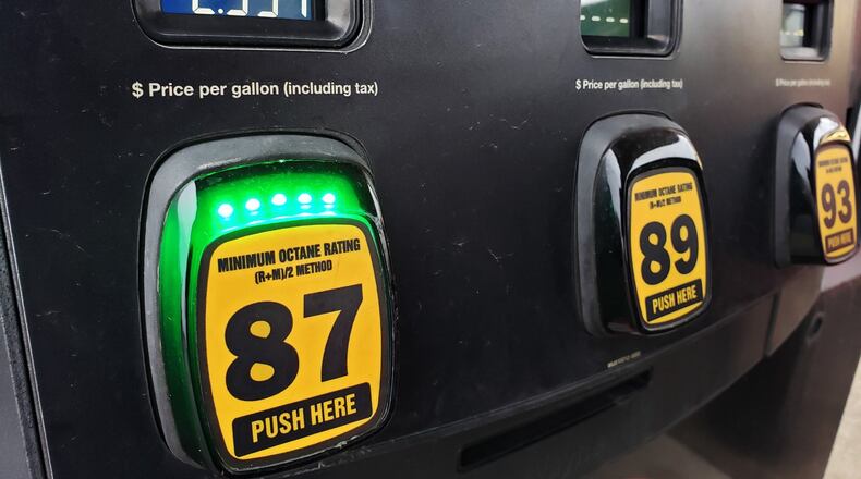 Gas prices vary around Butler County. IGA Express in Monroe had regular gas for $2.35 per gallon Wednesday, Feb. 5, 2020. NICK GRAHAM / STAFF