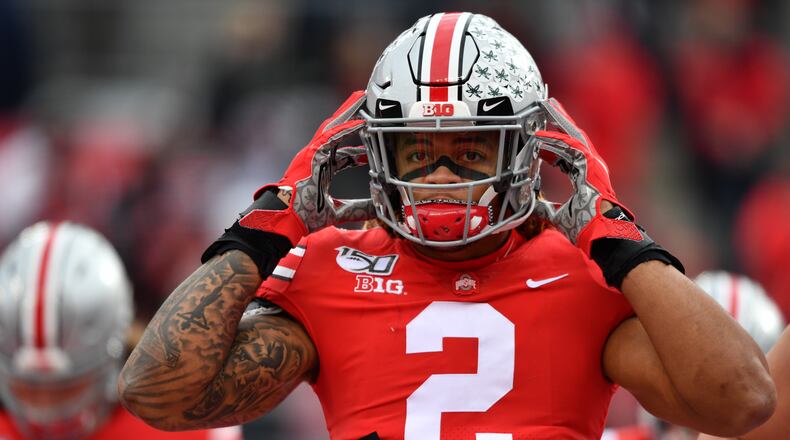 COLUMBUS, OH - NOVEMBER 23: at Ohio Stadium on November 23, 2019 in Columbus, Ohio. (Photo by Jamie Sabau/Getty Images)