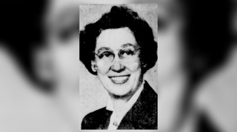 Luella (Walker) Engel spent a life of service tirelessly working to achieve a greater good, especially for Butler County’s women, farmers, and senior citizens. Photo from Middletown Sunday News Journal, Jan. 23, 1955.