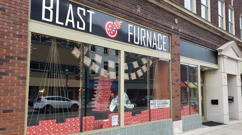 Blast Furnace Pizza closed Dec. 5, 2018, with no warning to employees. It opened in downtown Middletown on Dec. 15, 2017. NICK GRAHAM/STAFF