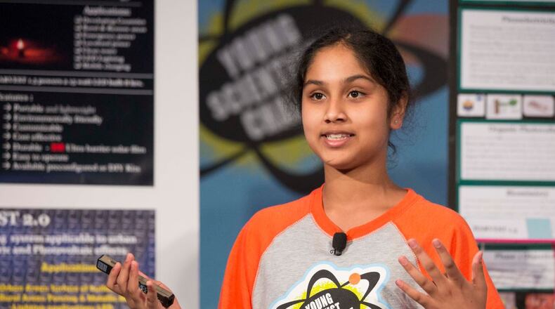 Mason High School freshman Maanasa Mendu has been named to the Forbes 30 Under 30 Class of 2017. CONTRIBUTED