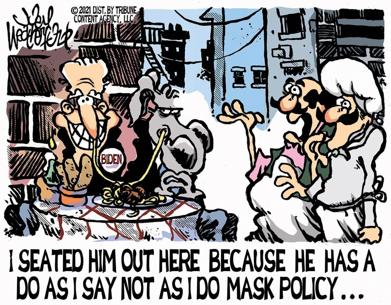 WEEK IN CARTOONS: Facebook name change, Biden’s spending plan and more
