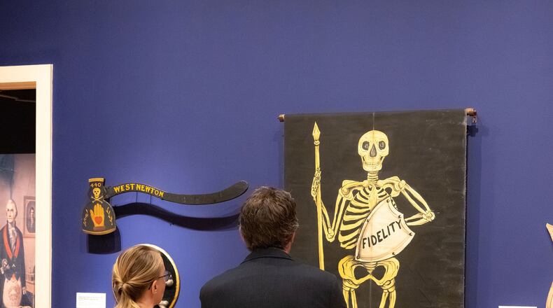 The art of fraternal organizations is rich in symbols. It's the focus of the current exhibit at the Taft Museum in Cincinnati.
Contributed photo.