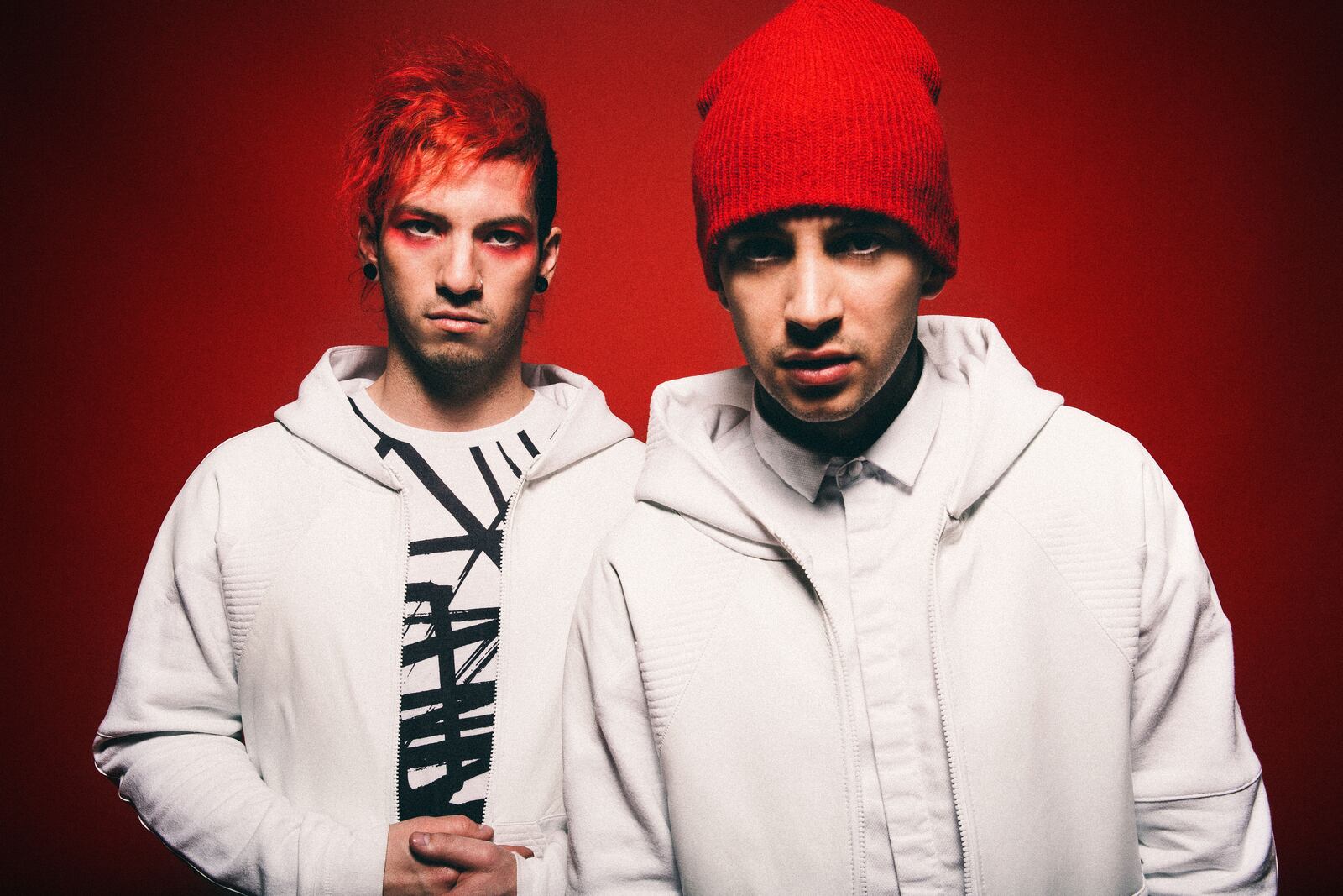 Josh Dun (left) and Tyler Joseph make up the popular duo Twenty One Pilots. CONTRIBUTED