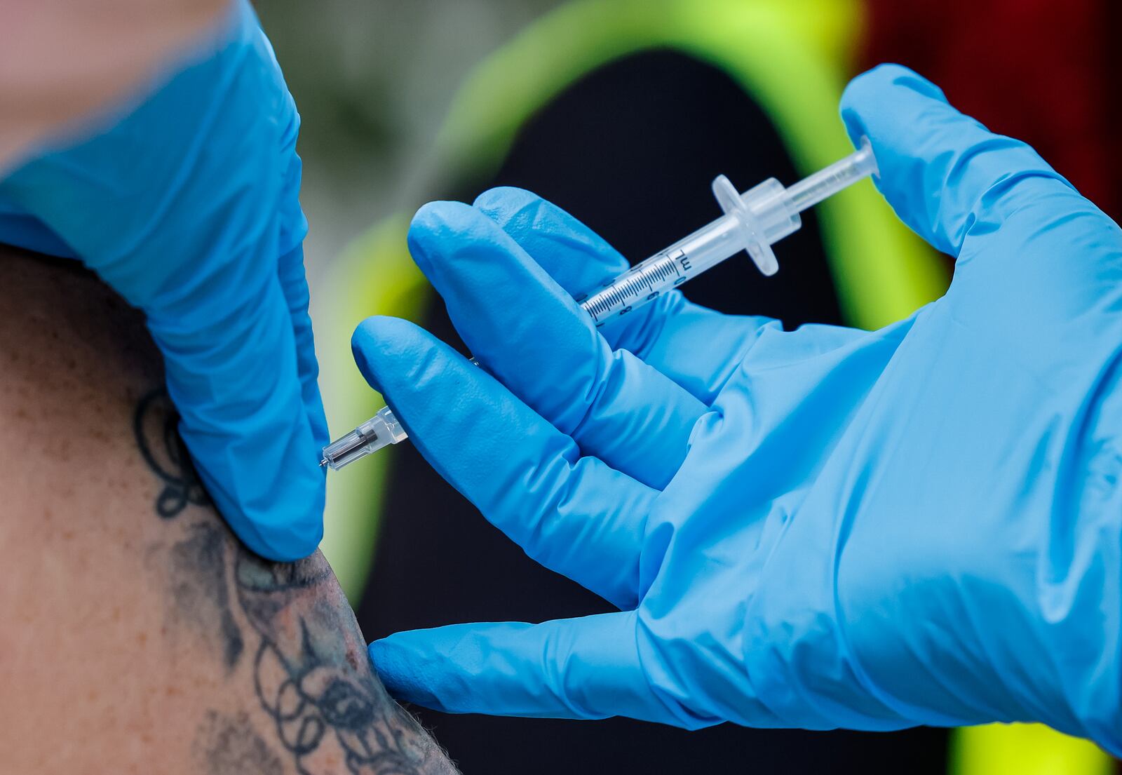 A COVID-19 vaccine clinic was set up at the Butler County General Health District building Thursday, Sept. 16, 2021 at 301 South Third Street in Hamilton. The normal days for vaccine clinics are Wednesday and Friday from 9 a.m. until noon. NICK GRAHAM / STAFF