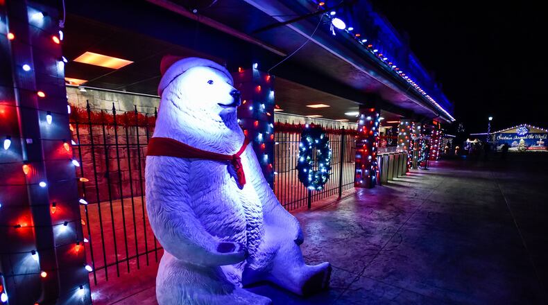 The Land of Illusion Christmas Glow on Thomas Road in Madison Township is open nightly through December with over 3.5 million lights in a 1.5 mile drive-through light display. The Christmas Village with Santa is open on select nights. NICK GRAHAM/STAFF