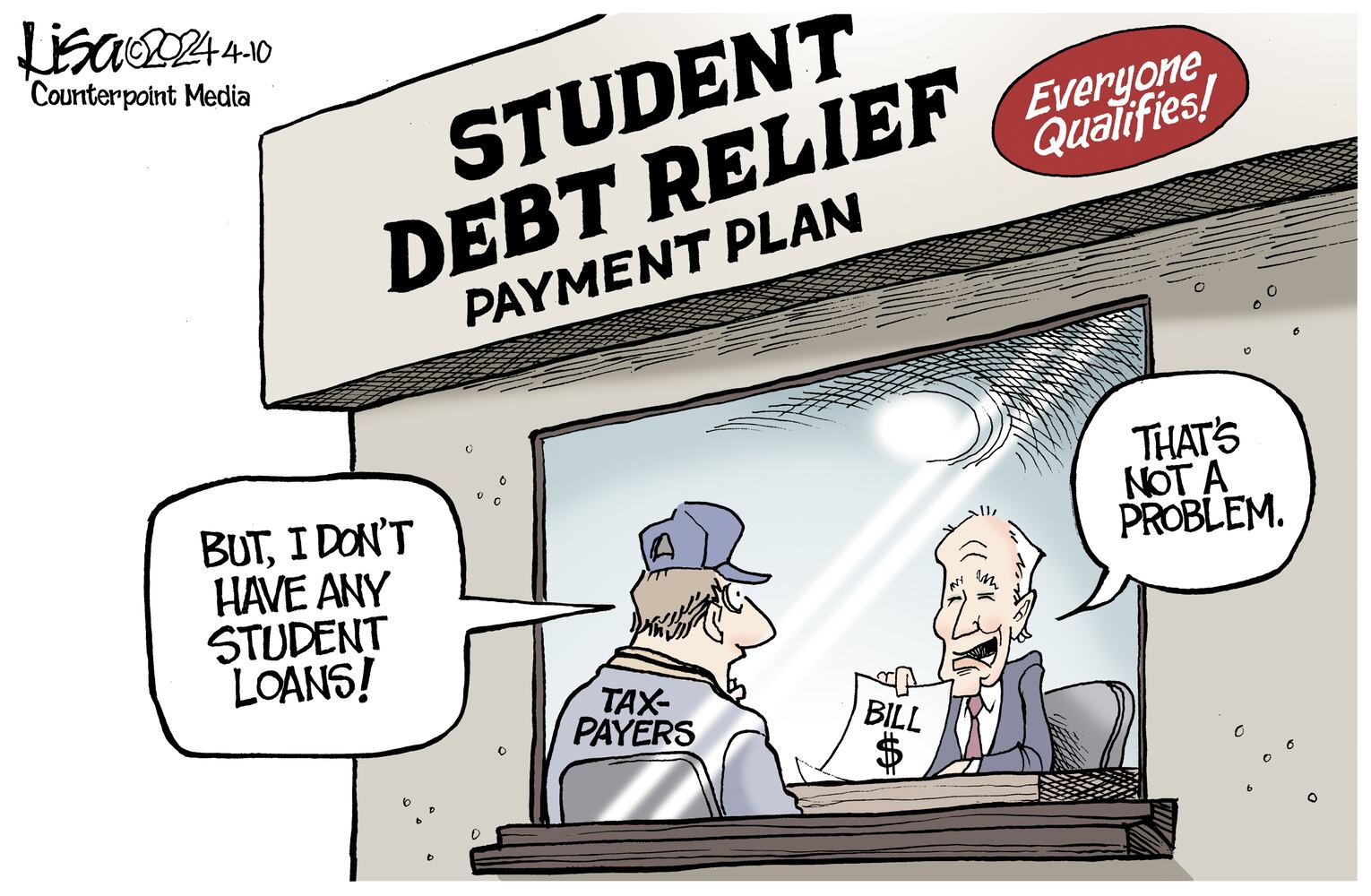 CARTOONS: Lisa Benson, April 14, 2024