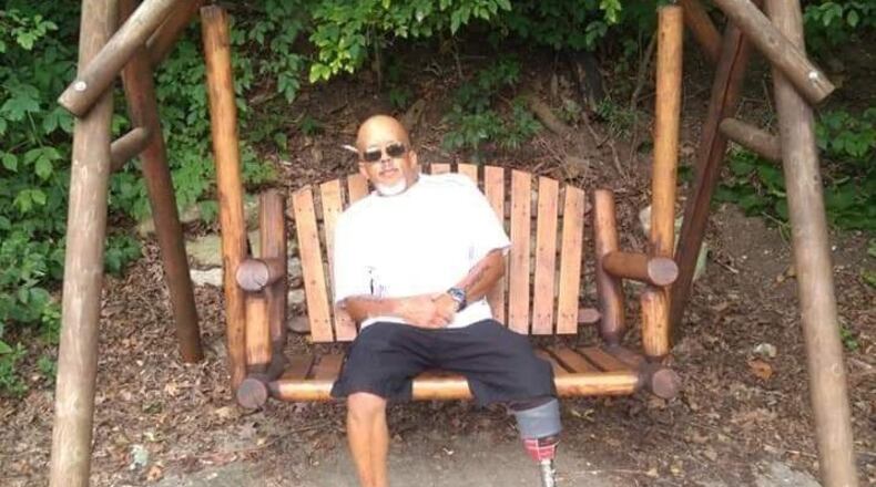 Harry Truss II, who lost his left leg when he was 5, died June 7 at Hospice Care of Middletown. He was 53. SUBMITTED PHOTO