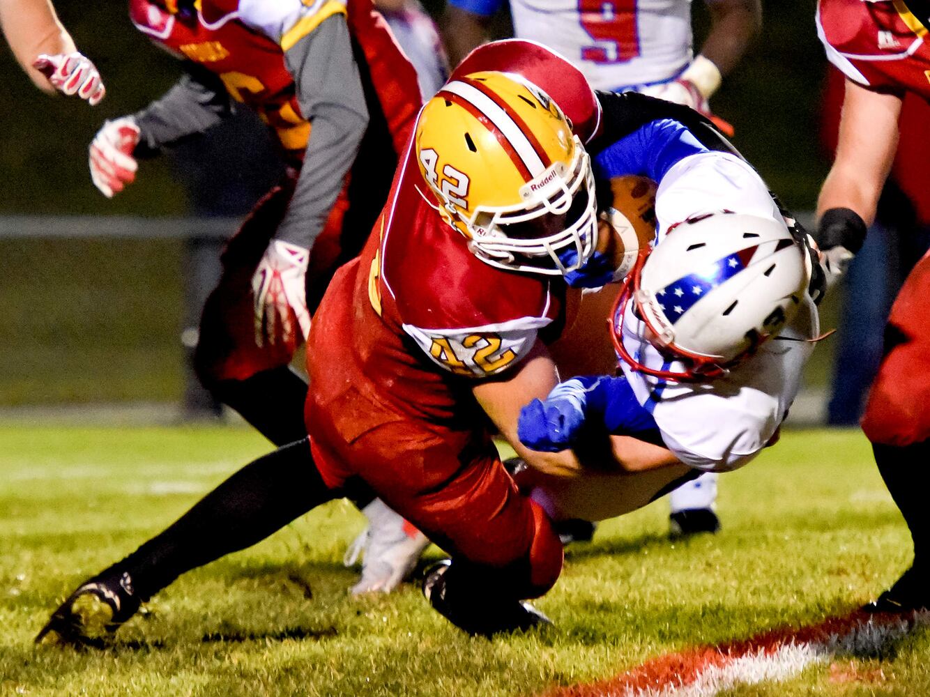 Carroll vs Fenwick Football