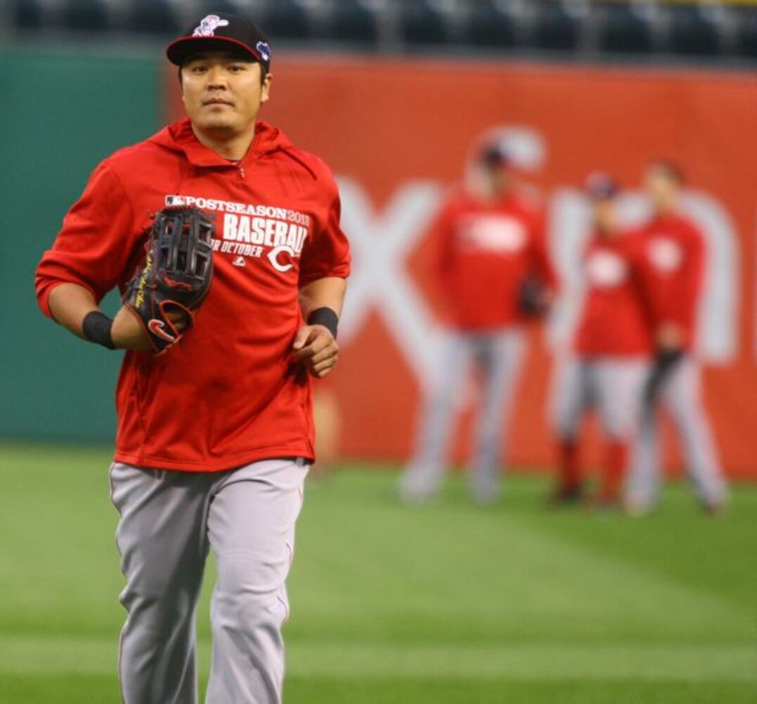 Pirates and Reds work out at PNC Park