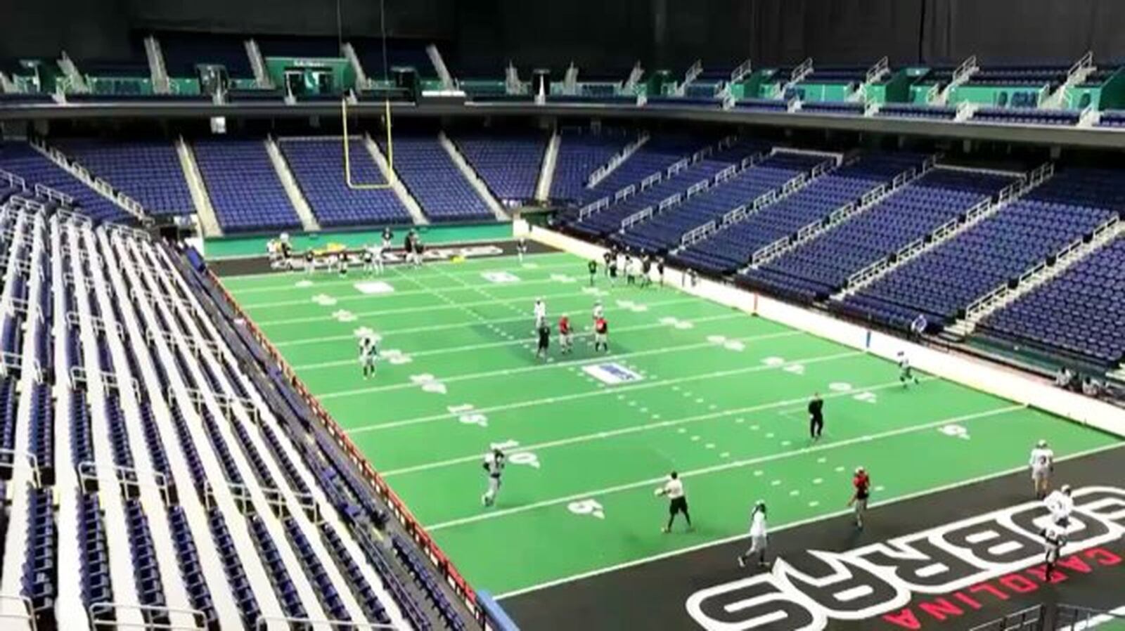 Greensboro Coliseum in Greensboro, N.C., is the home of the National Arena League’s Carolina Cobras. PHOTO COURTESY OF CAROLINA COBRAS