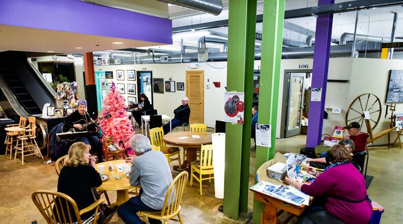 The Pendleton Art Center typically is a popular hangout on First Friday, a monthly event in downtown Middletown. Downtown Middletown Inc. has created an App it hopes makes it easier for visitors to navigate the many businesses and restaurants in downtown Middletown. NICK GRAHAM/STAFF