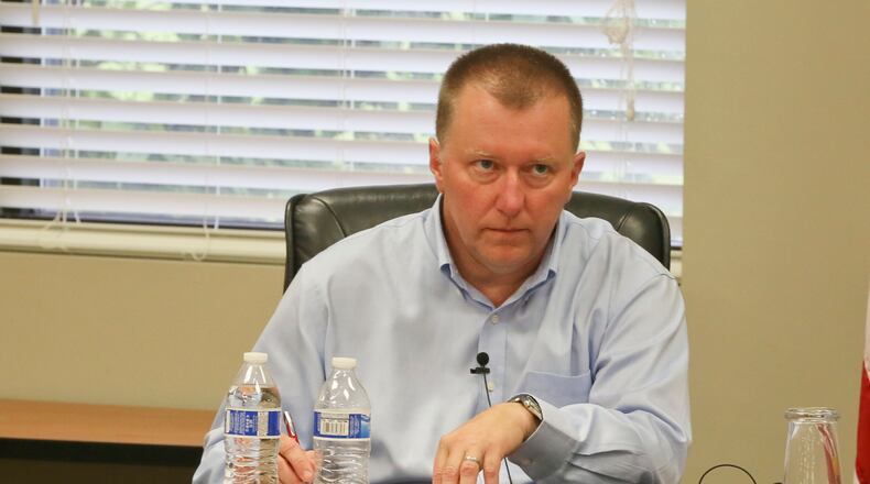 Todd Parnell, a member of the Lakota school board, says it’s a good idea to have business people serve on boards of education, but believes they need to be elected. Ohio Gov. John Kasich’s budget calls for schools to appoint three, non-voting business people to each local school board. STAFF FILE/2015
