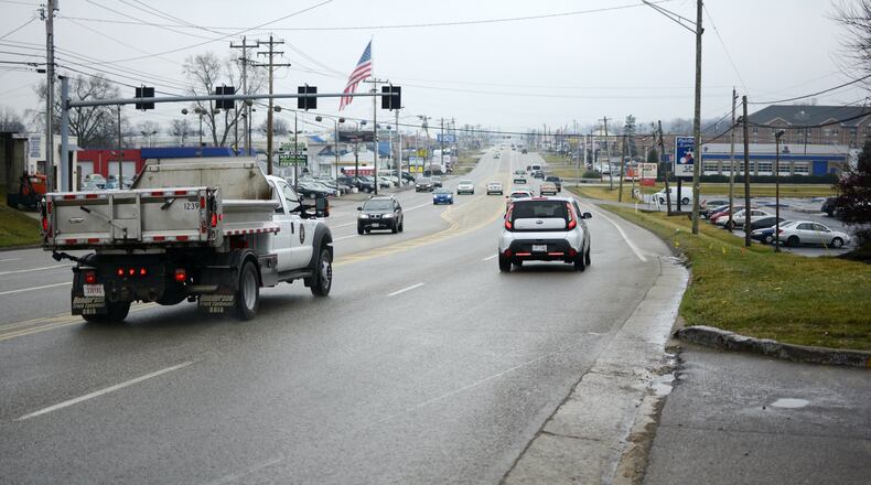 Ohio 4 will be paved from the Seward Road to the northern corporation line with Hamilton. The nearly 4.5-mile stretch will paved beginning in June, and curb and gutter replacement work is now underway along most of the state highway. MICHAEL D. PITMAN/FILE