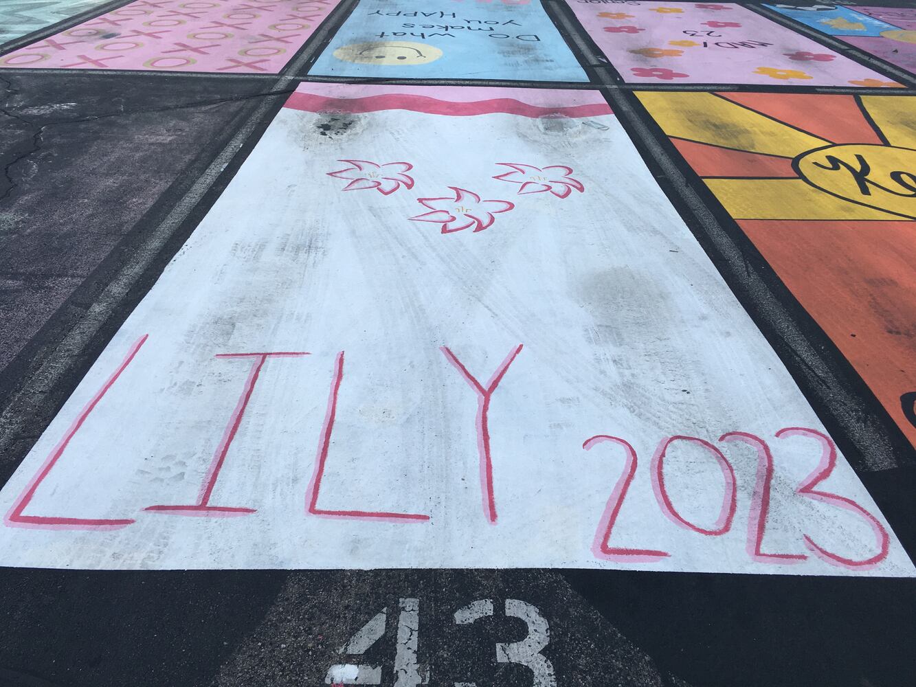 Ross senior parking lot spaces