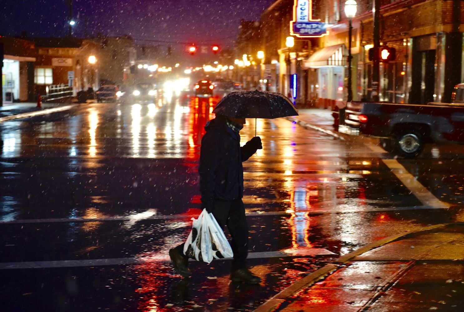 PHOTOS Butler County's first snowfall of the season