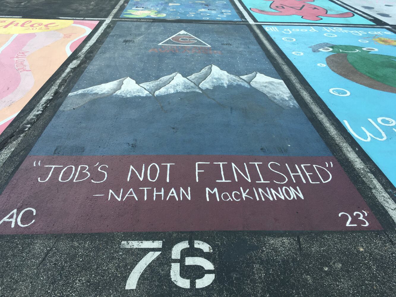 Ross senior parking lot spaces